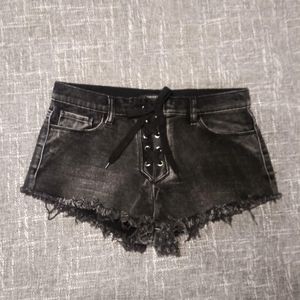 Forever 21 lace up shorts